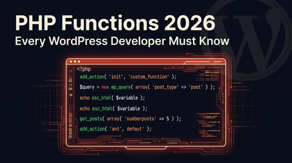 PHP Functions Every WordPress Developer Must Know