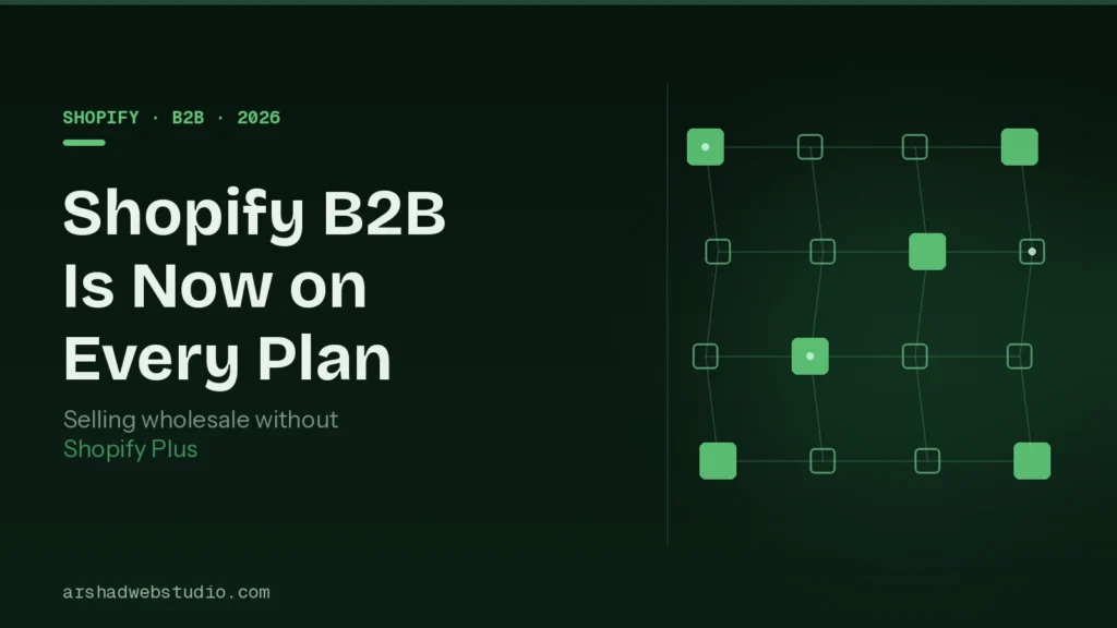 Shopify B2B Is Now on Every Plan: How to Sell Wholesale Without Plus in 2026