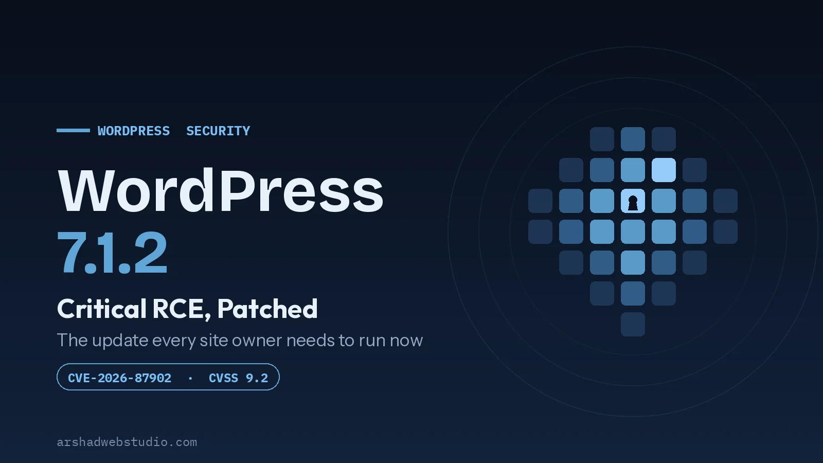WordPress 7.1.2 Patched a Critical RCE Flaw: What I Did to Every Site I Manage